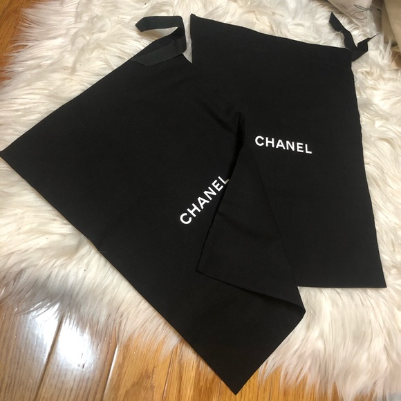 100% Authentic BRAND NEW Pair of Chanel DUST BAG - Picture 2 of 11